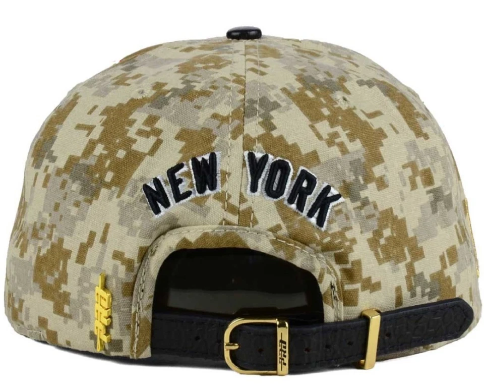New York Yankees Pro Standard MLB DIGITAL Camo Strapback Cap With Pins MSRP $60 - Image 4 of 4