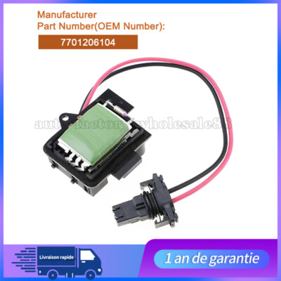 Résistance De Chauffage Pour Renault Kangoo 1.2/1.4/1.9 DTi - Marque POLCAR, Référence 7701206104, Neuf