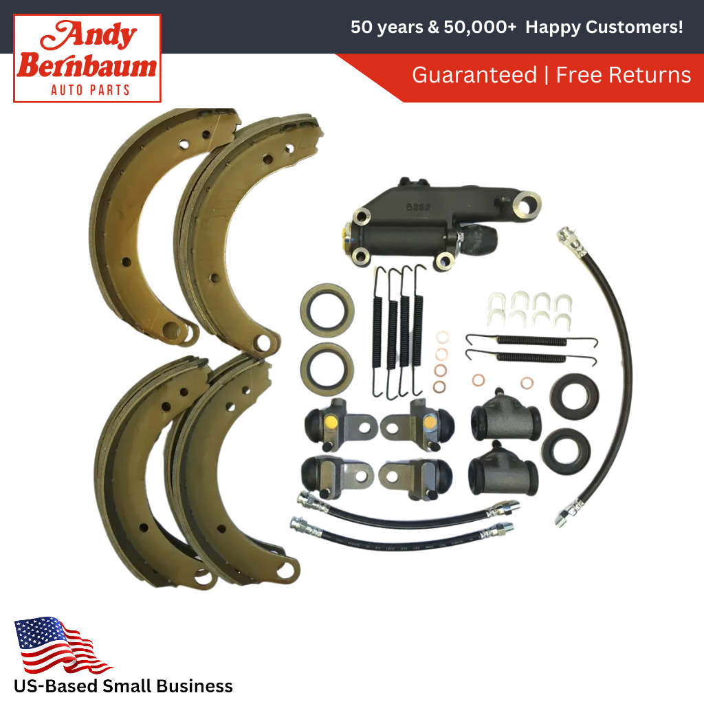 For 1953-1954 Chrysler 8-Cylinder Shoes Seals Hoses Hardware Brake
