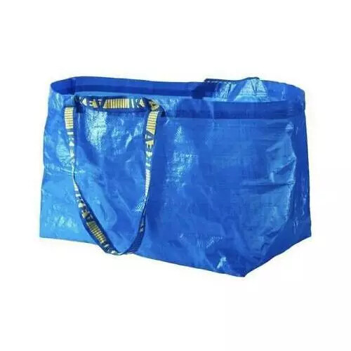 IKEA FRAKTA Large Blue Bags Shopping Laundry Beach Storage Garden Waste 71 L - Picture 3 of 4