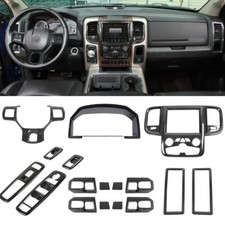 13x Carbon Fiber Interior Dash Panel Cover Trim Kit For Dodge Ram 1500 2010-2017 13x Carbon Fiber Interior Dash Panel Cover Trim Kit For Dodge Ram 1500 2010-2017