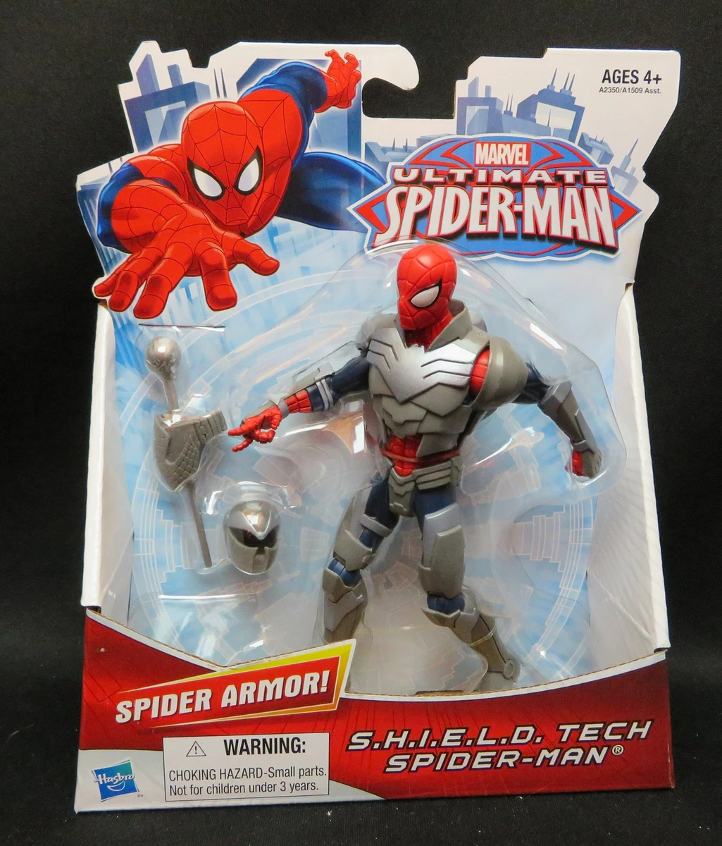 HASBRO ULTIMATE SPIDER MAN SHIELD TECH SPIDER MAN eBay
