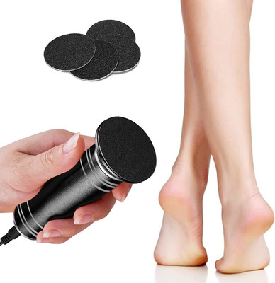 Krofaue Upgrade Electronic Foot File Grinder (Speed Adjustable) with 60Pcs Repla