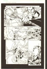 TOMB RAIDER EPIPHANY, PG 30 - ORIGINAL COMIC ART BY DARRYL BANKS/JONATHAN SIBAL