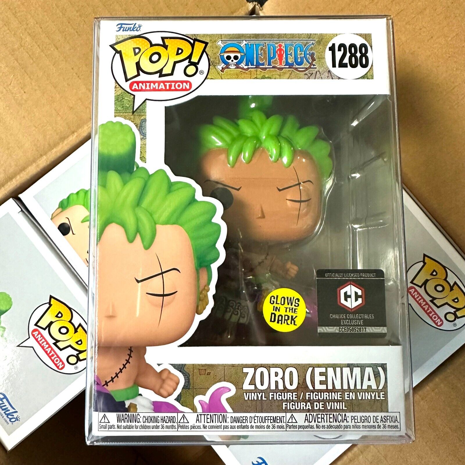 Funko Pop! Animation: One Piece - Zoro (Enma) Special Edition GITD  Exclusive #1288