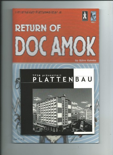 Plattenbau – Plattenmeister Remix Sammlung CD + Comic Return of Doc Amok***neu