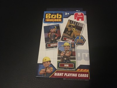 Bob The Builder giant playing cards