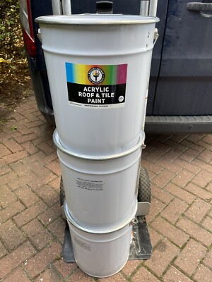 TOP QUALITÄT - FLIESENROT Acryldach und Fliesenfarbe 20 l von Master Coatings