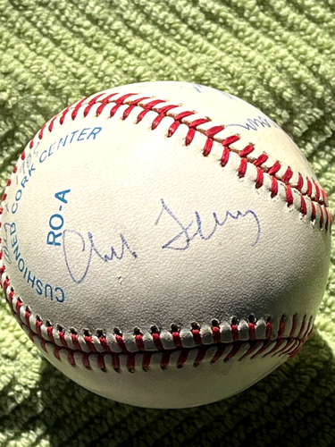 Chub Feeney, P Uberoth, L MacPhail, B Brown "RARE" Commissioner Auto. BB PSA COA - 第 1/4 張圖片