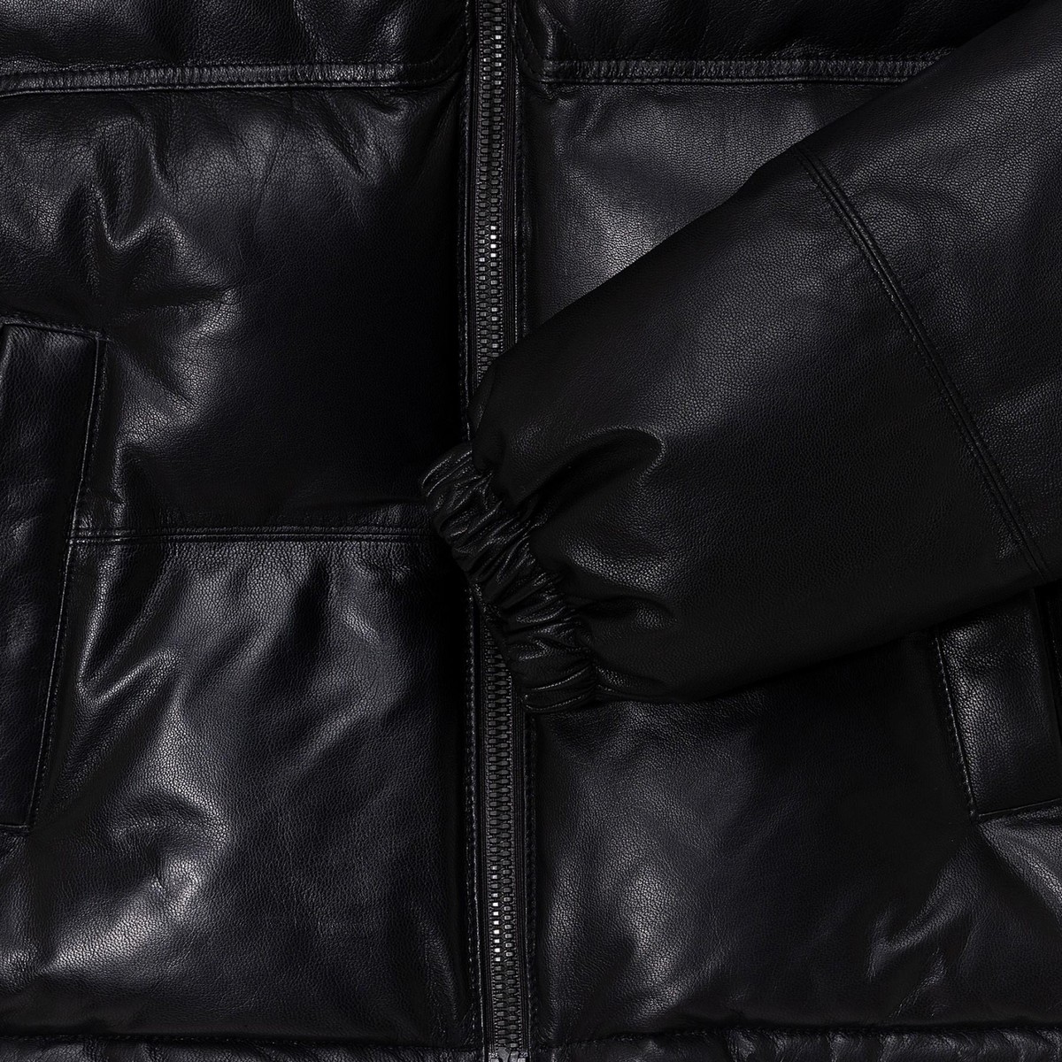 Genuine The North Face Womens LEATHER NUPTSE DOWN JACKET