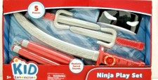Kid Connection Red 5 Piece Ninja Sword with Sound Nunchucks Mask Play Set