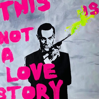 Ausstellungsstück! Film Kino Legende This is not  110x110 Acrylglas/PopArt/XXL