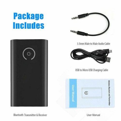 Bluetooth 5.0 Transmitter and Receiver 2-in-1 Wireless Audio Aux 3.5mm Adapter - Picture 6 of 6