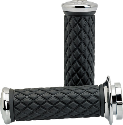 Biltwell Grips - Alumicore - Tbw - Chrome 6608-105-01