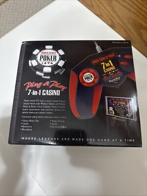 World Series of Poker Plug and Play 7-in-1 Casino by Excalibur NEW