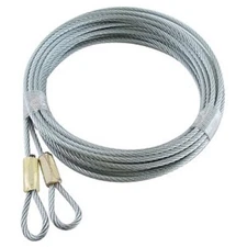 Pair of Garage Door Safety Cables for a 7' or 8' tall door