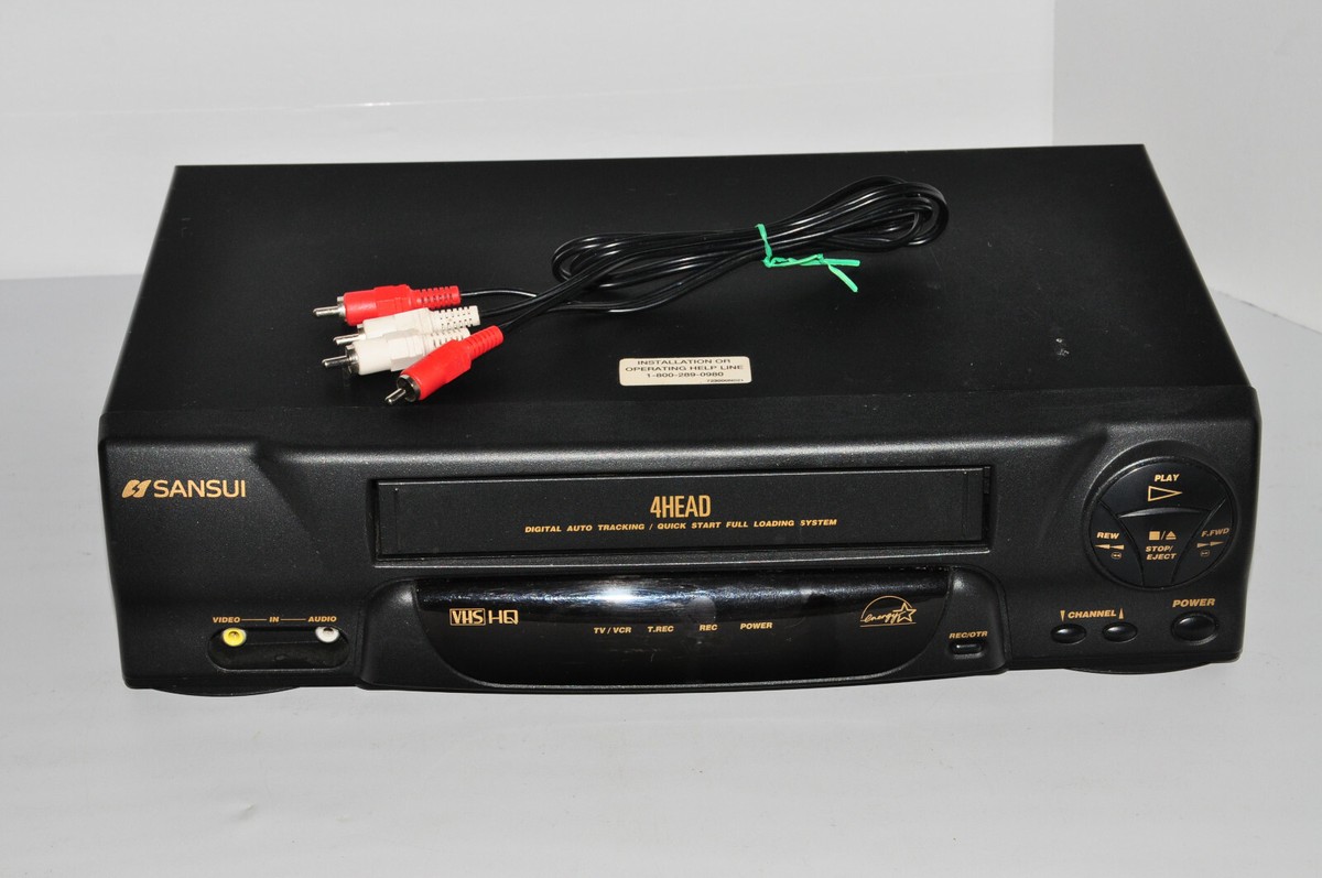 Sansui VCR4510 D 4Head VHS HQ Player Recorder - (No Remote