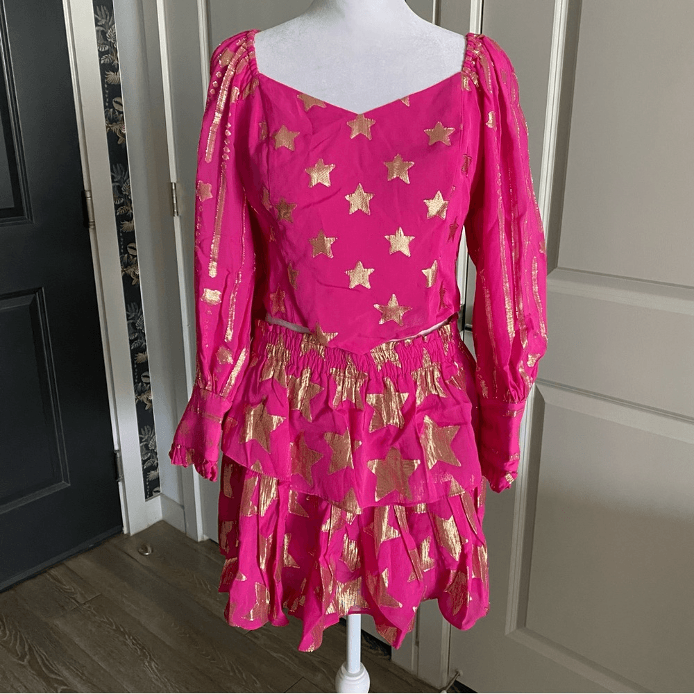 hot pink strapless short dress Beautiful Essence Dress Pink / M main image 0