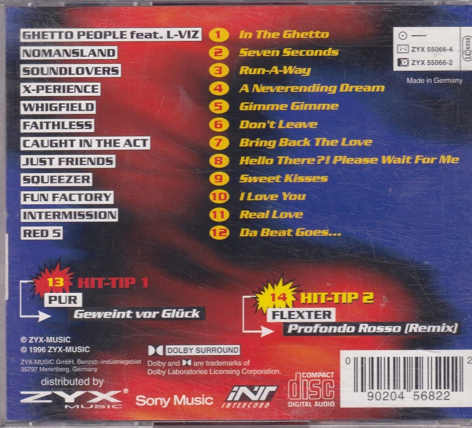 Charts Pur - Das Top-Hit Konzentrat - CD-668- near mint - Bild 2 von 2