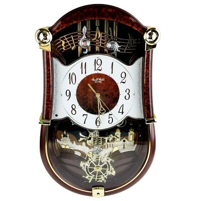 Rhythm Contemporary Wall Clocks with Chimes for sale | eBay