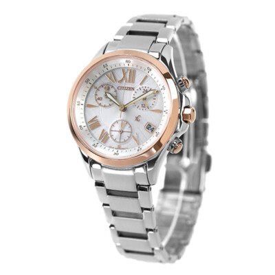 Citizen xC Cross Sea FB1404-51A Silver Eco-Drive Chronograph Women 