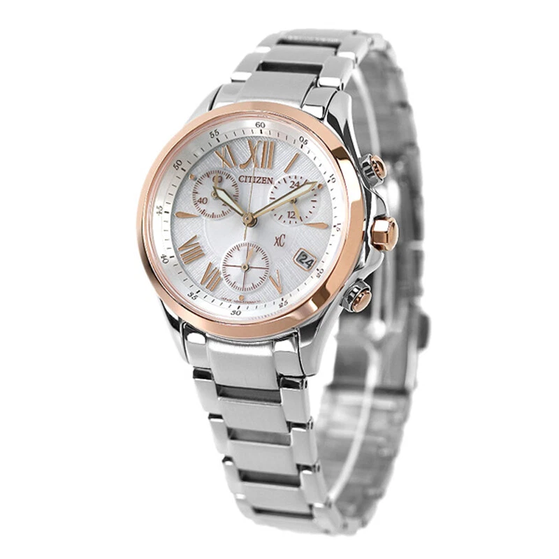 Reloj Citizen xC Cross Sea FB1404-51A Plateado Eco-Drive Cronógrafo Mujer Japón Foto 2 de 4