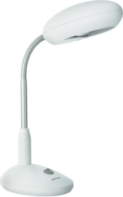 PHILIPS HomeOffice Tischleuchte ESL 11W=50W Flex Weiß - EEK: A Tischlampe