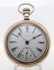 Antique 1900 Waltham P:S Bartlett 18s Rolled Gold 57mm 17J O/F Pocket Watch