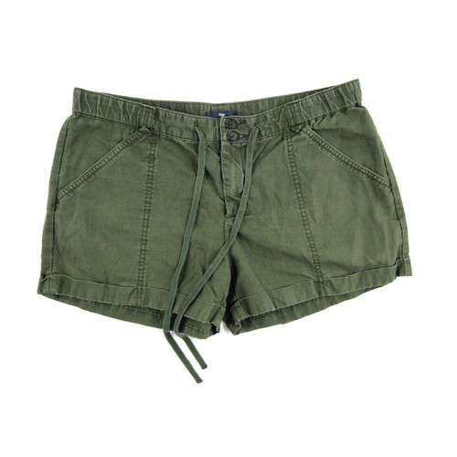 Gap Womens Mini Khaki Shorts Olive 