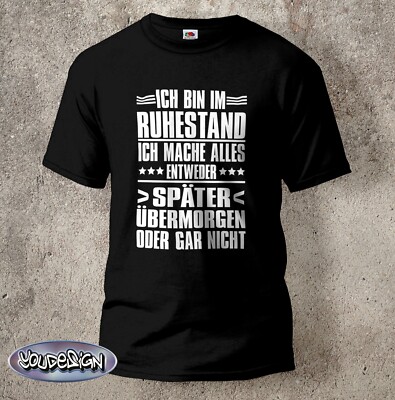 Retired Retirement Grandad Retirement Men's T-Shirt Cult Legend Work Colleague S-5XL