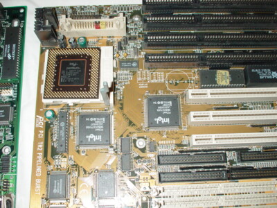 7 Pcs INTEL SOCKET 7 pentium mmx ISA Motherboards with CPU MEMORY
