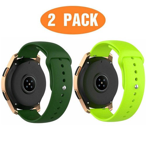 2-Pack Band Silicone Sport Strap For Samsung Galaxy Watch Active 2 40 42 44mm - Picture 21 of 25