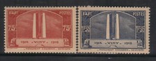 France 1936 Yvert 316/17 neufs** MNH (AH70)