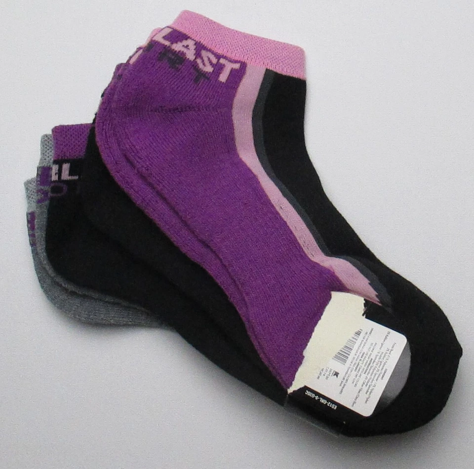 Новый девочек размер обуви 4-10 3 пары Everlast спортивные носки - Изображение 2 из 2