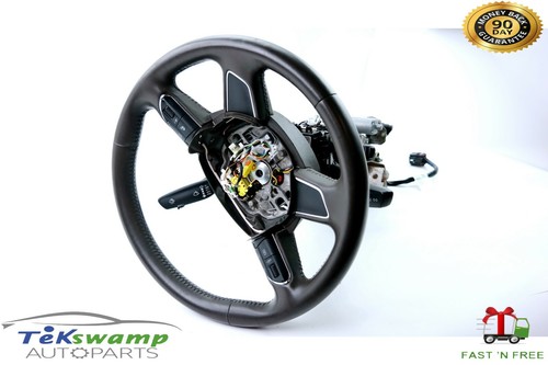 12-18 Audi A7 C7 Left LH Driver Side Steering Column w Wheel Levers Assembly OEM - 第 2/8 張圖片