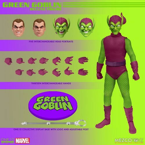 the ONE 12 COLLECTIVE: MARVEL – GREEN GOBLIN 1/12 Action Figure 17 cm MEZCO TOYS - Bild 14 von 16