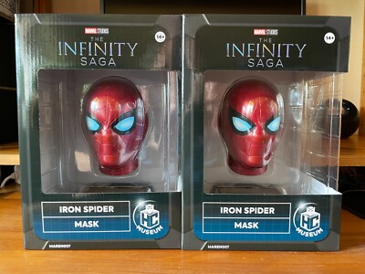 2x EAGLEMOSS LTD Spider-Man Maske Marvel Infinity Sammelfiguren HC Museum NEU 