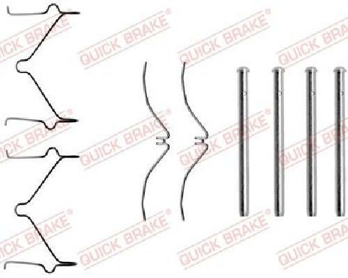 Original Quick Brake ZubehöRsatz Scheibenbremsbelag 109-1124 FüR Mazda-image