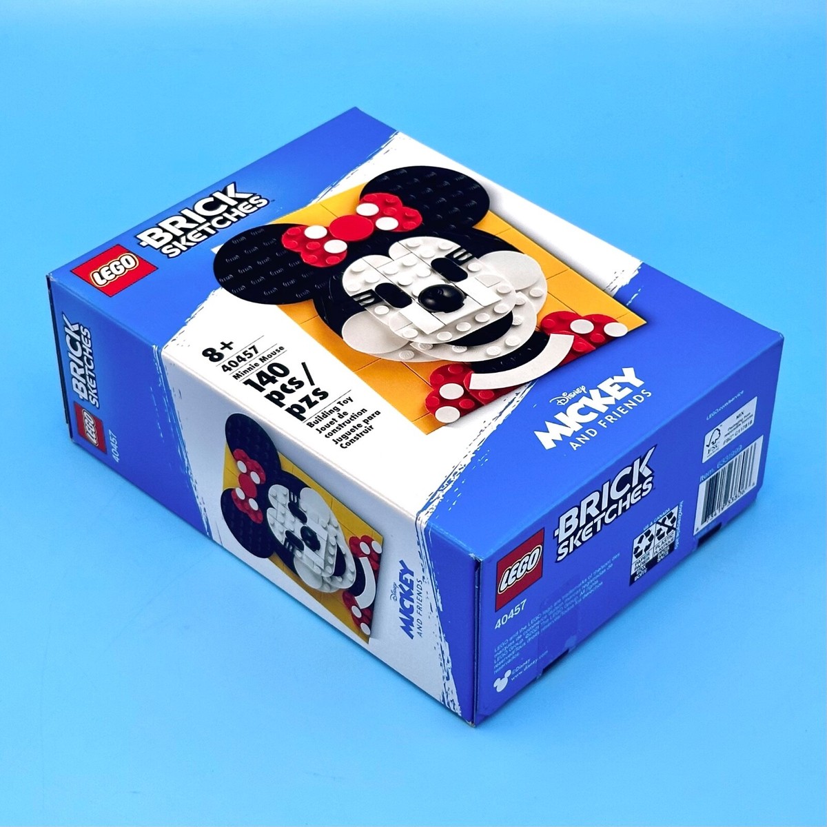LEGO Brick Sketches Mickey & Minnie Mouse 40456 40457 Disney