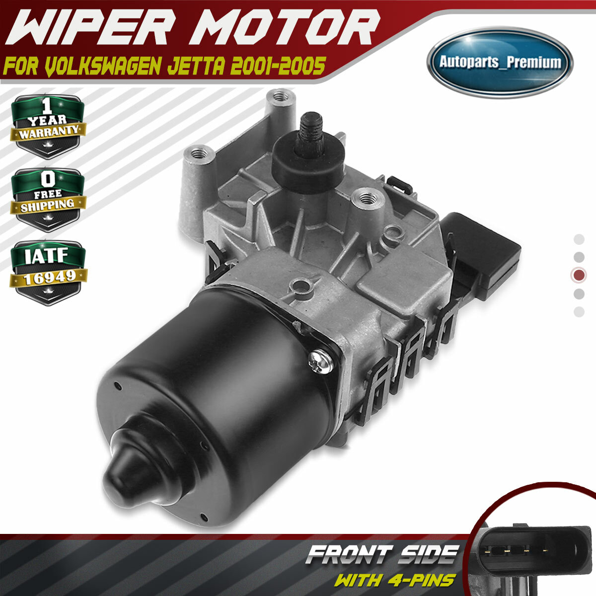 Windshield Wiper Motor for VW Jetta 2011 2012 2013 2014 2015 Sedan