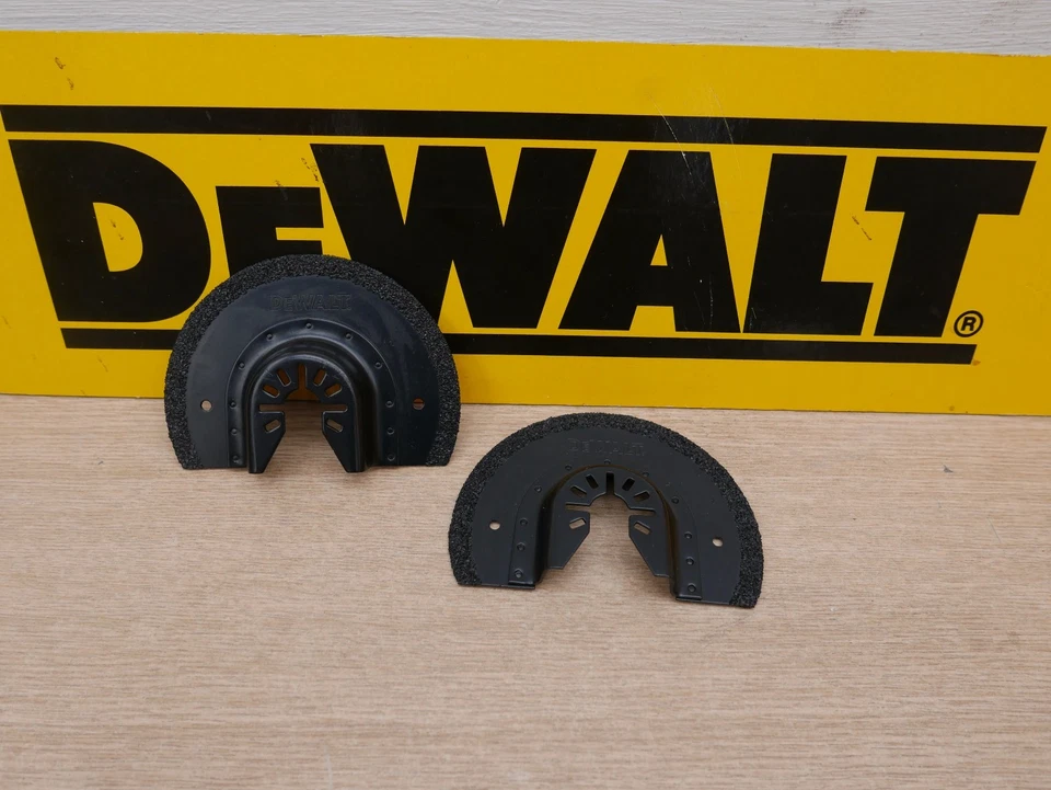 DEWALT DT20717 CARBIDE GROUT REMOVAL BLADES FOR DCS355 MULTI TOOL ETC X 2