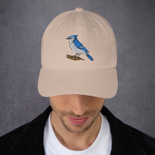 Blue Jay Embroidered Bird hat - Picture 73 of 114