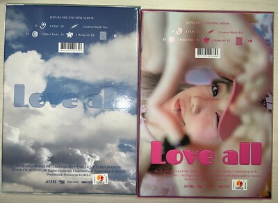 IZ*ONE JO YURI [Love all] Autographed Signed Album Full Set