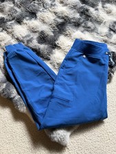 FIGS Scrub Jogger Pants Royal Blue Technical Collection Size Small