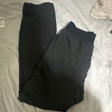 Fear of God Essentials Men's Black Pants Polyester Elastic Waist Pockets M