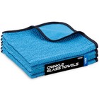 Microfiber Cleaning Cloths for Car Home Glass Mirrors - 16x16 4 Pack