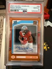 POP 13 /249 PSA 10 2024 Panini Clearly Donruss Orange Bucky Irving RC AUTO