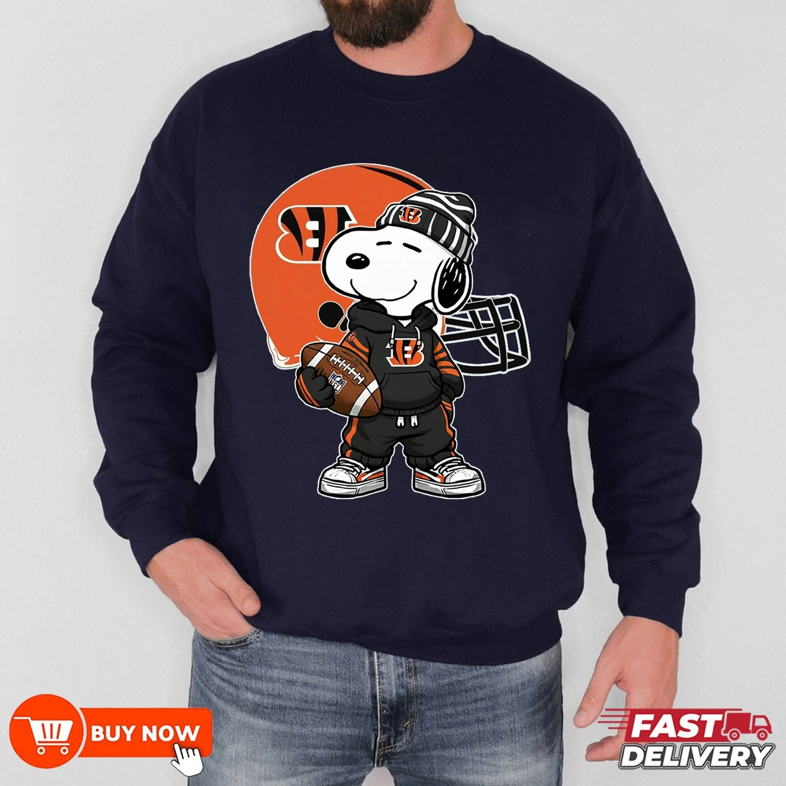 Cincinnati Bengals Football Sweatshirt