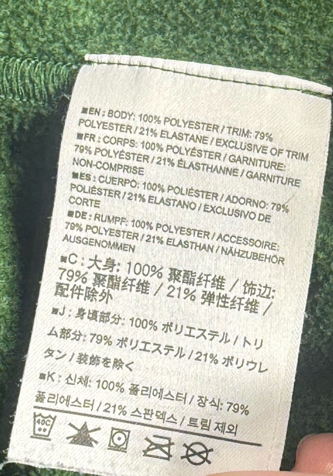 ARC'TERYX Arc’teryx Maglione Uomo Endocon 1 4 Zip Pile Tg M Pietra Pino Outdoor Gorpcore