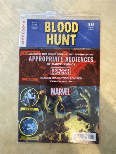 Blood Hunt 3 Red Band Polybagged - 1:25 Magno Variant - Marvel